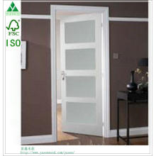 4 Lite Glass White Woodden Door